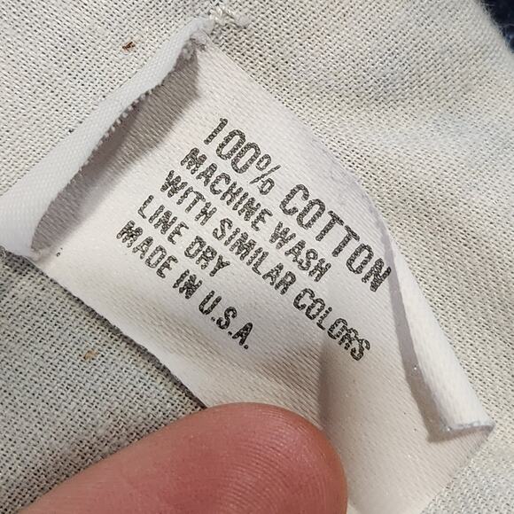 VTG 80s 90s Genuine Roebucks Mens 38x30 Dark Wash USA Made Blue Denim Jeans - Picture 12 of 16